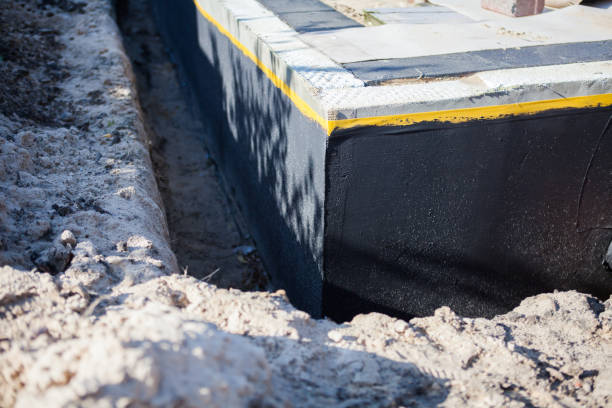Professional Waterproofing technician working in Hampton, SC